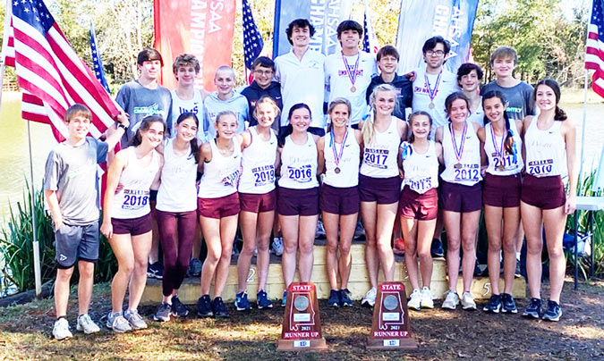 Girls Boys Cross Country Place 2nd at State Meet copy