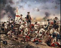 Reenactment of the Revolutionary War Battle at the Village